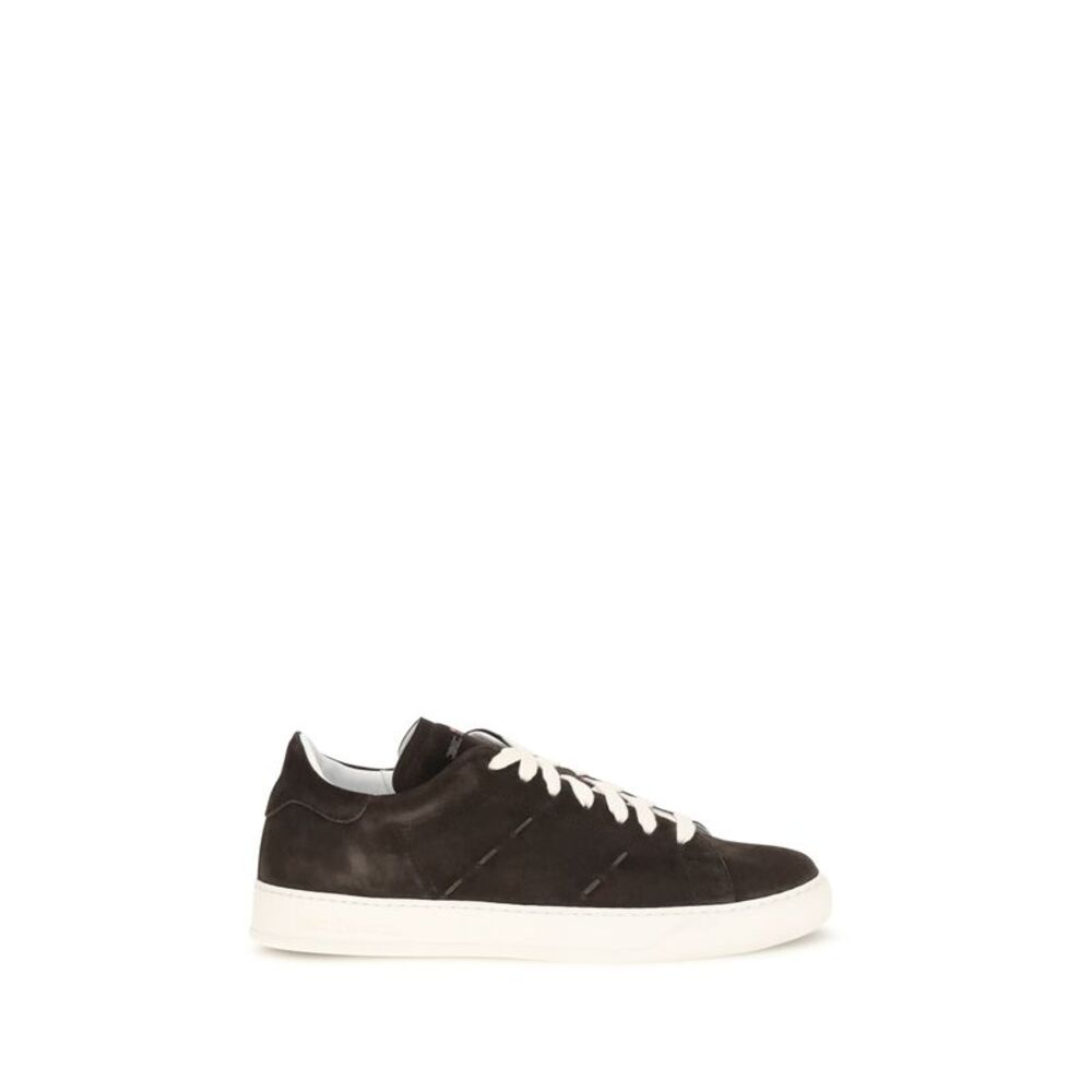 Kiton Men Suede Sneakers